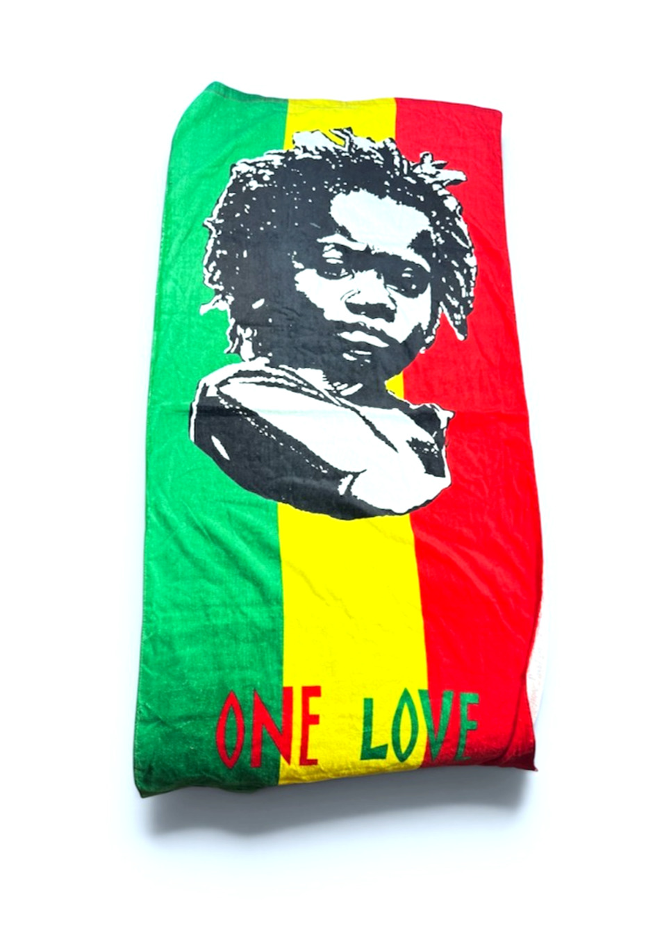 Rasta RGY, Red Green and Yellow Large Summer Beach Towel